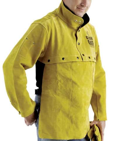 Bolero Welders Leather Golden Chief Premium C W Apron Safetyquip