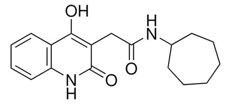 N CYCLOHEPTYL 2 4 HYDROXY 2 OXO 1 2 DIHYDRO QUINOLIN 3 YL ACETAMIDE