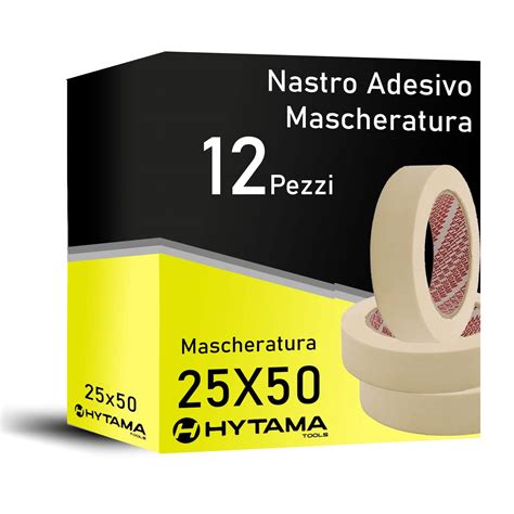 HYTAMA TOOLS Nastro Di Carta Per Mascheratura Verniciatura 25x50