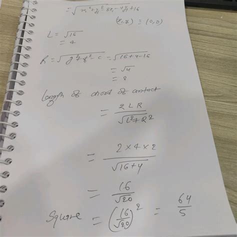 Pair Of Tangents Are Drawn From Origin To The Circle X2 Y2 8x 4y