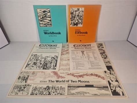 Elfquest Official Roleplaying Game Sheets And Books Chaosium 1984