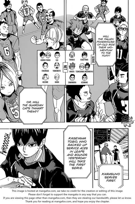 Haikyuu!! Manga, Chapter 294 - Haikyuu!! Manga Manga Online