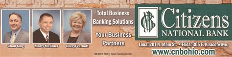 Total Business Banking Solutions, Citizens National Bank, Lima, OH