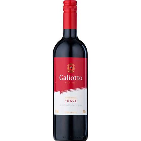 Zr Atacadista Vinho Galiotto Ml Tinto Suave