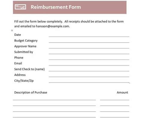 10 Sample Expense Claim Form Templates Pdf Word Excel Excel