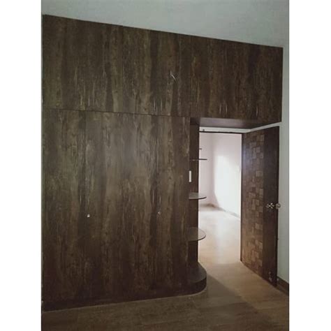 Brown Plywood Modular Wardrobe For Home Warranty Year At Rs