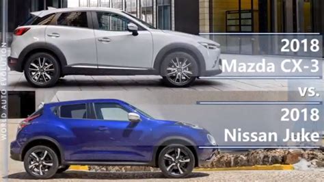 2018 Mazda Cx 3 Vs 2018 Nissan Juke Technical Comparison Youtube