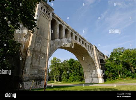 The Big Four Bridge is located in Shelby County at Sidney Ohio Stock ...