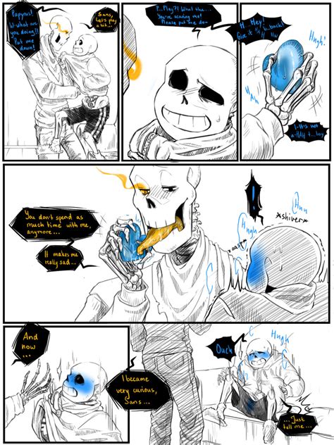 Rule 34 Blush Brothers Comic Comic Page Gay Incest Lightsaber Dick Male Papyrus Sans Soul Soul