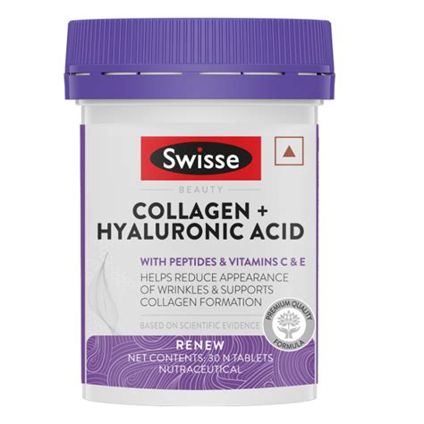 Buy Swisse Beauty Collagen Hyaluronic Acid Tablet 30 S Online At