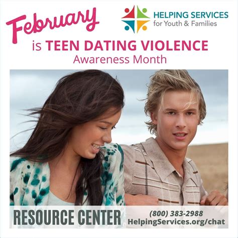 Teen Dating Violence Awareness Month - Helping Services For Youth ...