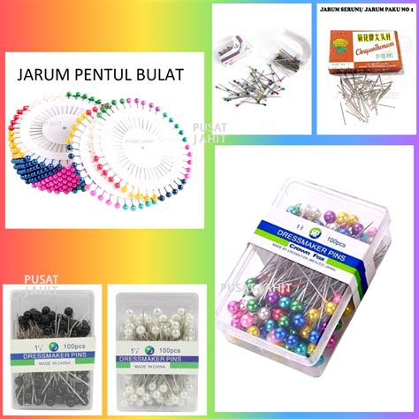 Jual Jarum Pentul Jarum Pentol Mini Bulat Paku Shopee Indonesia