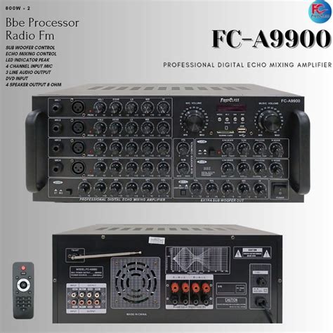 Jual AMPLI DIGITAL ECHO MIXING AMPLIFIER FIRSTCLASS FC A9900 FCA 9900