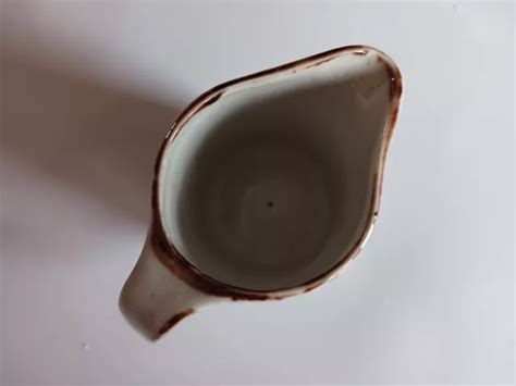 ANCIEN PETIT POT à lait Sarreguemines en faïence TBE 8cm EUR 7 00