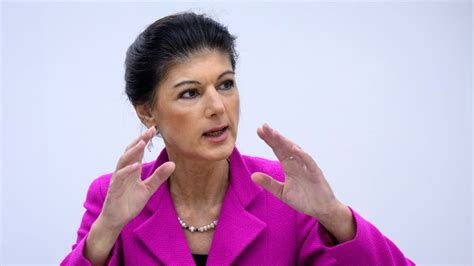 Sahra Wagenknecht Will Mit Ihrem Bündnis Proteststimmen Der Afd