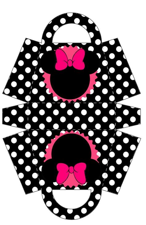 Minnie Mouse Box Template Hacer Cajas De Regalo Moldes