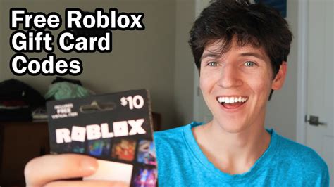 Free Roblox Gift Card Codes Youtube