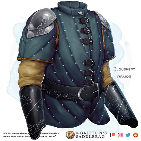 {the Griffon S Saddlebag} Cloudkept Armor Armor Padded Or Hide Thegriffonssaddlebag Arm