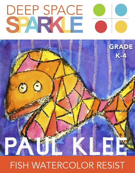 Paul Klee Cubist Fish Lesson & Video | Deep Space Sparkle