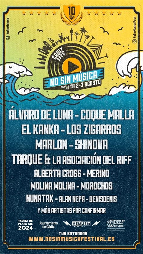 No Sin M Sica Festival Cartel Entradas Y Horarios