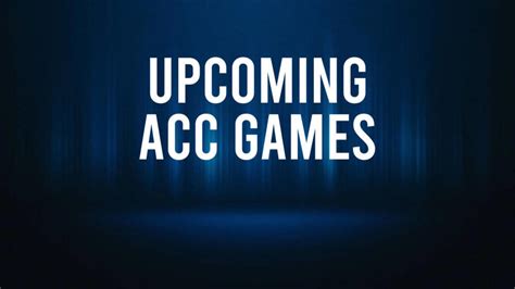 ACC TV Schedule: Channel & Live Stream Games Today - Week 7 - Athlon Sports