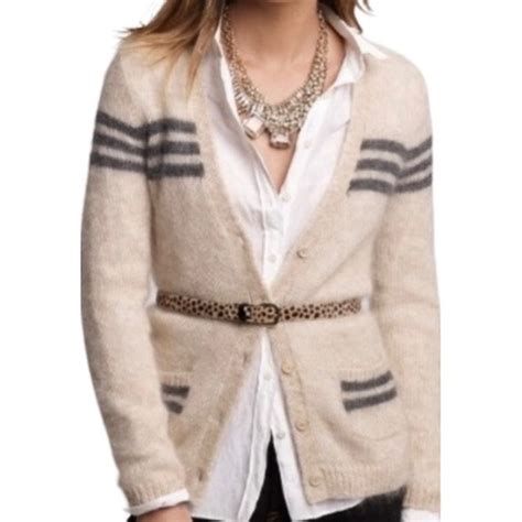 J Crew Sweaters Jcrew Mohair Varsity Longline Cardigan Poshmark