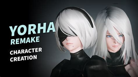 Pso New Genesis Character Creation Yorha Remake Youtube