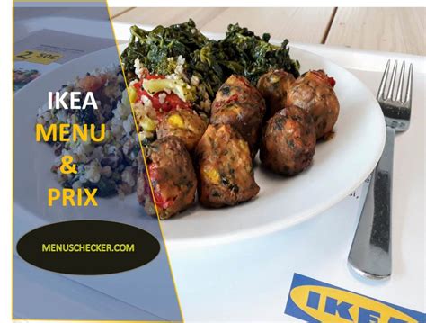 IKEA Menu Prix France 2023 Menuschecker