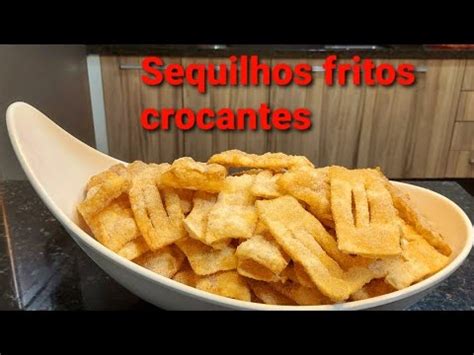 Sequilhos fritos crocantes Faça e venda rende muito um real de