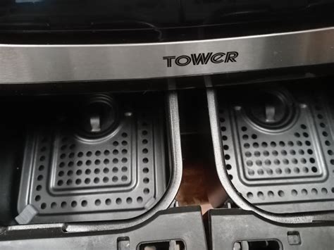 Tower T17088 9l 2600w Dual Basket Vortx Air Fryer Black Used Ebay