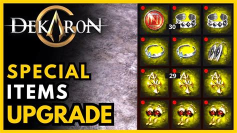 Special Items Upgrading Dekaron G Youtube