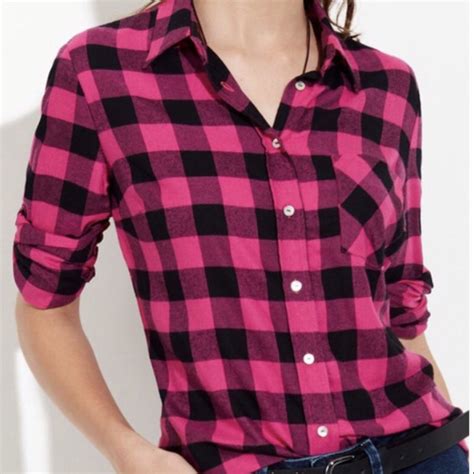 Camisa Xadrez Feminina Flanela Rosa Mercadolivre