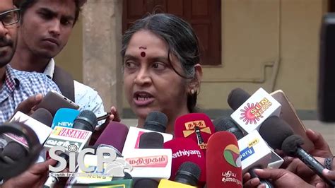 Doctor Sudha Seshayyan Deposes Before Jaya Probe Panel YouTube