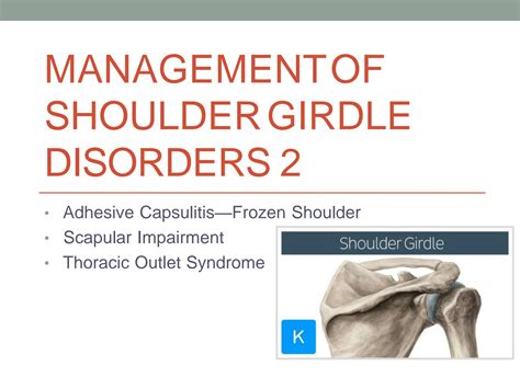 SOLUTION Management Of Frozen Shoulder Studypool