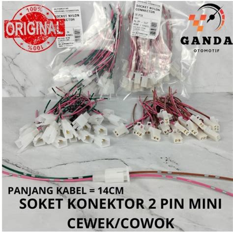 Jual Socket Soket Sambung Kabel Pin Kecil Kabel Bintik Cewek