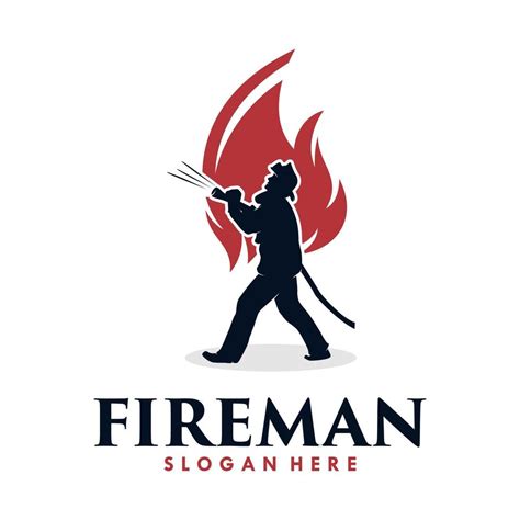 Fire Man and fire Logo Design template 11377844 Vector Art at Vecteezy