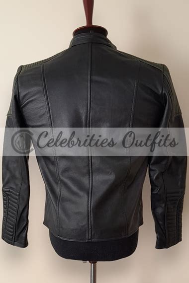 Arrow John Diggle David Ramsey Spartan Green Leather Jacket