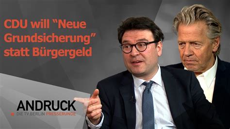 CDU will Neue Grundsicherung statt Bürgergeld YouTube