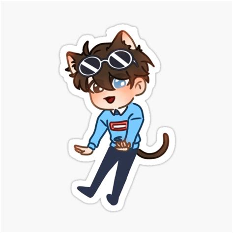 Catboy Gogy Sticker For Sale By Ideadyess Redbubble