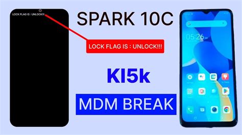 Ki K Mdm Break Lock Flag Is Unlock Tecno Spark C Tfm Mdm