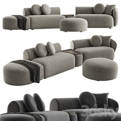 Rene Meridiani Sofa Set Sofa D Model