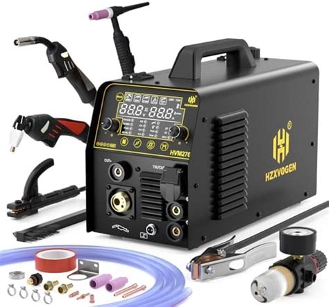 Hzxvogen 6 In 1 Welding Machine And Plasma Cutter Combo Gasgasless Mig