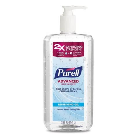 Purell Advanced Hand Sanitizer Refreshing Gel Clean Scent 1 Liter 1 Unit Food 4 Less