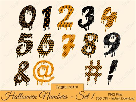 Halloween Alphabet ABC Spooky Clipart Halloween Letters - Etsy