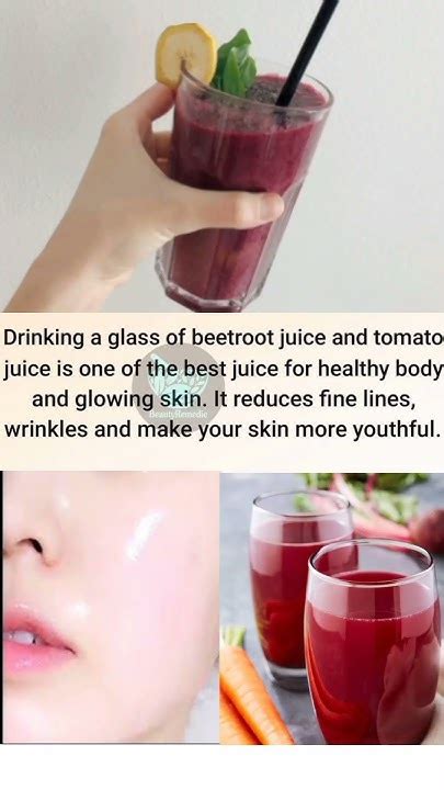 Beetroot Juice For Skin Whitening Skin Whitening Drink For Crystal Clear Bright Skin Shorts