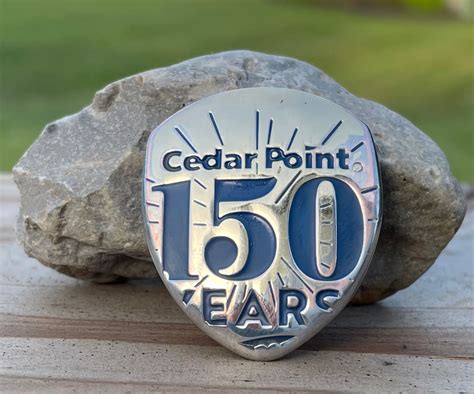 Cedar Point 150th Anniversary Pin Coin Guitar Pick