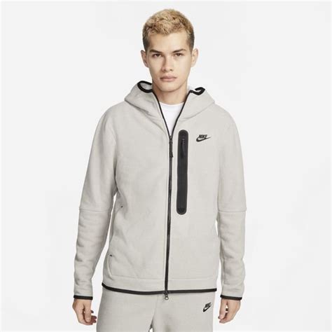 Nike Sweat à Capuche NSW Tech Fleece Winterized FZ Gris Noir