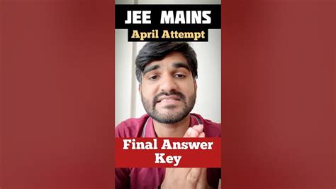 Final Answer Key Jee Mains 2024 Latest Update Jee Mains Result 2024