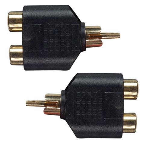 Stagg Dual Female Phono Socket 1 Male Phono Socket Pack Of 2 At