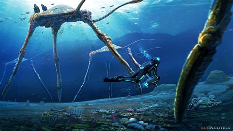 418282 Subnautica Video Games Underwater Divers PC Gaming